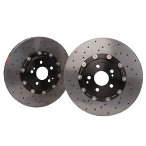 Rotores de disco de freno de cerámica de carbono perforado de 350MM-420MM, pinzas de freno 19Z, Kit de freno grande para <span class=keywords><strong>Toyota</strong></span> 86 X Land Cruiser Prado <span class=keywords><strong>Prius</strong></span> - Product Image 5