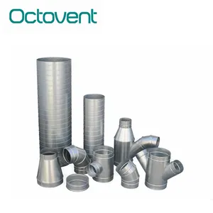 Hvac Air Pipe Vent Duct Spiral Ductwork Air Duct Ventilation Duct For Air Circulation System