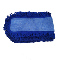 Tampon de vadrouille à poussière auto-adhésif en microfibre, éponge torsadée de 18 pouces pour nettoyer les sols humides et les franges.