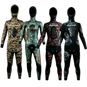 OMZYJ Nuova Versione Coreana CR, Muta Subacquea da 5mm in Neoprene con Stampa Digitale per Donna, Ideale per Pesca Subacquea - Product Image 1