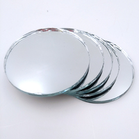 1mm 1.5mm 1.8mm 2mm Custom Self Cut Size Round Oval Square Glass Sheet Mirror Pieces