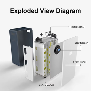 48V 51.2V 300AH 314AH 15KWH 가정용 에너지 저장 시스템 15 KWH 15KW Lifepo4 태양열 리튬 이온 배터리 - Product Image 2