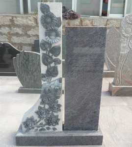 Marqueur <span class=keywords><strong>funéraire</strong></span> en granit sculpté à la main, pierre tombale personnalisée pour importateurs de monuments funéraires - Product Image 5