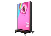 Écran d'affichage numérique LED GOB pliable et mobile, pleine couleur, haute luminosité, SMD 1515, pour mur vidéo, affichage intérieur, vente en gros