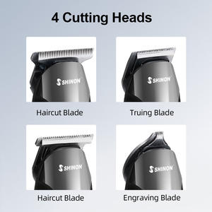 SH-2566, nuevo diseño, pantalla LCD, cortadora de pelo inalámbrica para hombres, cortadora de pelo eléctrica de alta calidad para barbería, corte de pelo 4 en 1 - Product Image 5