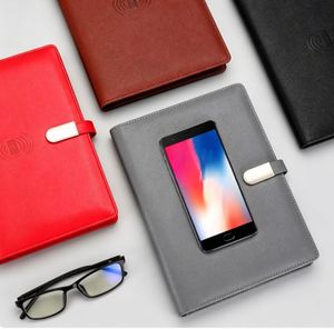 Promotion Hot Selling Custom Led Light Logo A5 Size 8000Mah Wireless Power Bank <b>Diary</b> <b>Notebook</b> With Usb - Product Image 4