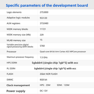 Carte de développement FPGA Milinker Mlk-1sx280ln2f43 <span class=keywords><strong>Altera</strong></span> <span class=keywords><strong>Intel</strong></span> 1sx280ln2f43 Haute densité <span class=keywords><strong>Intel</strong></span> Stratix 10 Sx FPGA I/O - Product Image 4