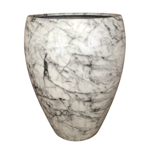 Macetas y jardineras inteligentes de nuevo diseño de fábrica vietnamita, maceta de fibra de vidrio de forma ovalada, 3-4 Uds. Para decoración del hogar - Product Image 3