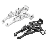 Kit DIY de bras robotique mécanique en acrylique, ensemble de fabrication à griffe unique, sans moteur servo, de Chine