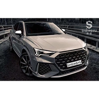 Kit carrosserie pour Audi 19-22 Q3 à RSQ3 Modèle avec pare-chocs avant assemblage calandre lèvre avant diffuseur arrière avec lumière