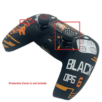 Manettes de jeu à succès avec capuchons de joystick et rallonge de joystick analogique pour PS5/PS4 universel