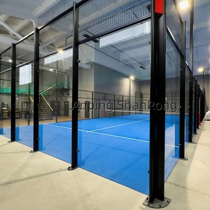 Pista de Pádel de Acero de Alta Calidad Personalizada con Estructura Galvanizada en Caliente y Diseño Panorámico - Product Image 1