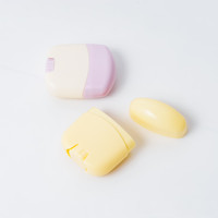 Nouveau stick compact rotatif ovale plat 20g en plastique pour masque de boue / contenant de stick parfumé pour le corps