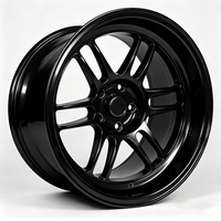 عجلات NEXUS JDM RPF1 الجديدة الرائجة مقاس 5x100 و5x114.3، عجلات سيارات الركاب 15 و16 و17 و18 بوصة لسيارات سوبارو وتويوتا 86 والسيارات اليابانية