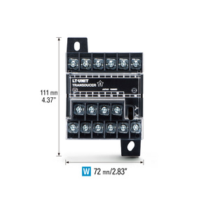 Nuevo Transductor de Potencia LT-UNIT Serie LTWT - Configuración Trifásica/4 Hilos, Salida Aislada, Alimentación CA (1) MG Co. 3 Años de Garantía LTWT Ac Tr - Product Image 1