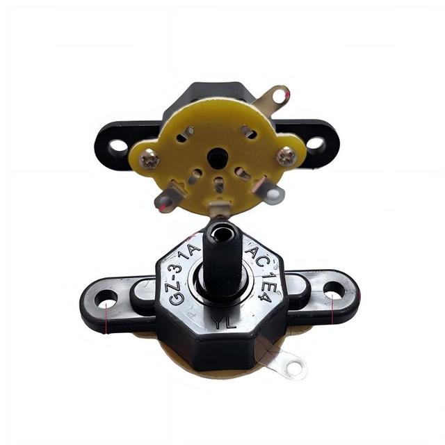 Mini Fan air Volume Switch, Two-speed Fan Switch, D-shaped Shaft Knob Switch, Repair Parts