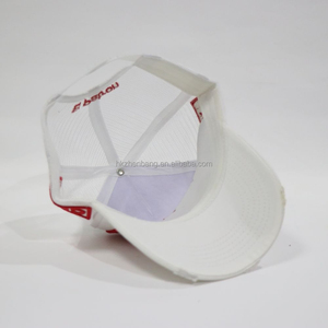 Gorra de béisbol de malla con bordado 3D personalizado, visera desgastada, ajustable, estilo camionero, snapback, moderna, para promociones y regalos - Product Image 6