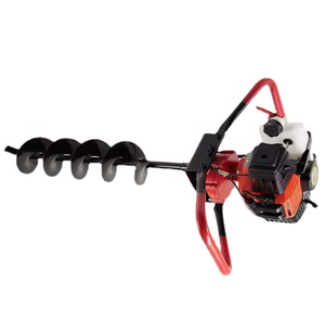 Taladro de tierra a gasolina para postes, perforador de agujeros para jardín y granja, broca de acero para plantar árboles, arranque fácil, alto torque, herramienta portátil de calidad para bricolaje, 52CC - Product Image 4