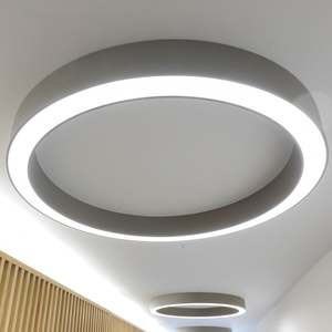 Lampe LED suspendue en acrylique et bois, design moderne, luminaire décoratif de plafond, idéal pour un <span class=keywords><strong>salon</strong></span>, des escaliers ou un Loft, 12 v - Product Image 4