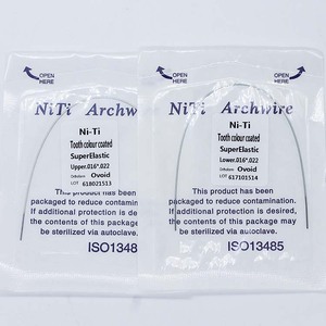 CE Dental Prodotto Rivestito Fili Rotonda Rettangolare Ortodontico Archwire