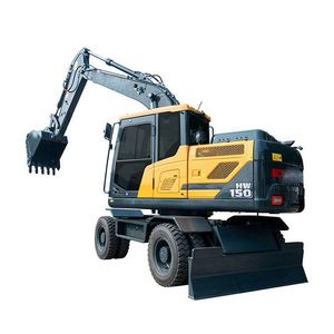 Excavatrice sur pneus d'occasion HW150, fournisseur direct d'usine, HW150 15 tonnes en vente - Product Image 6
