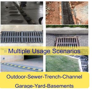 Couvre-égout en fonte ductile, couvercles de regard, traitement de surface par polissage/peinture en poudre, couleur personnalisée, service OEM/ODM - Product Image 4