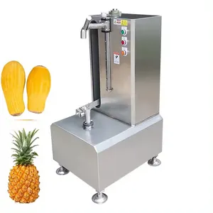 Mesin pengiris nanas untuk penggunaan industri, mesin pengupas komersial dengan pemasok pengupas nanas