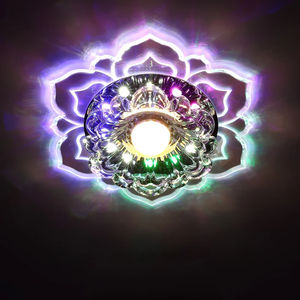 โคมไฟเพดานคริสตัล LED โมเดิร์น สำหรับห้องโถง ห้องนั่งเล่น ห้องนอน โคมไฟระย้า บันได วิลล่า แกลเลอรี่ ห้องครัว ร้านกาแฟ - Product Image 1