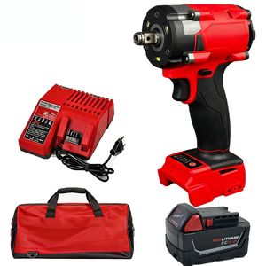 1/2in Wireless <b>Torque</b> Wrench Complete <b>Set</b> 18V 5Ah Battery Electric Wrench Lightweight High Efficiency Wrench <b>Set</b> - Product Image 1