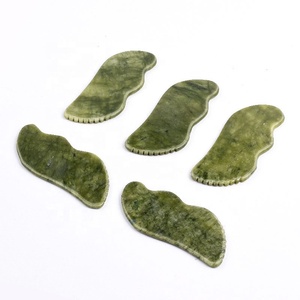Outil facial Xiuyan Jade Gua Sha pour les soins personnels, outil de <span class=keywords><strong>massage</strong></span> pour le traitement du <span class=keywords><strong>visage</strong></span> et du corps soulage les tensions et réduit les poches - Product Image 2