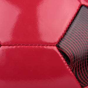 Taille durable 5 280-320g Ballon de football cousu à la machine en PVC jaune rouge Vietnam pour les loisirs/entraînement/match - Product Image 4