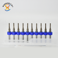 Jeu de fraises en carbure de tungstène micro Warrior pour fraisage et perçage de circuits imprimés CNC, haute précision, ODM OEM