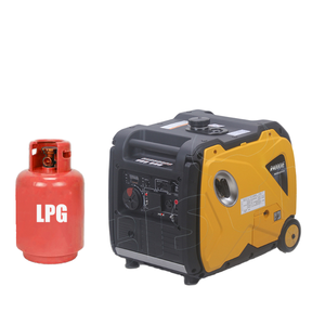 Générateur à essence monocylindre léger à onduleur, 5 kW, CA monophasé, options d'alimentation, vente directe fabricant - Product Image 2