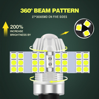 Ampoule LED à encliquetage super lumineuse PW24W PWY24W 12182 12V 24W pour feux de jour, clignotants et feux de stationnement Mini Cooper