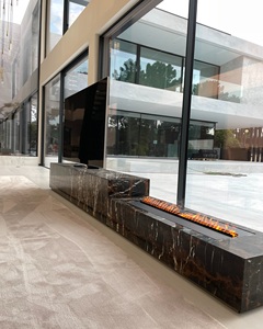 2000mm cheminée à eau effet flamme décor sous Tv 3 vue latérale cheminée à vapeur électrique maison humidificateur intérieur - Product Image 6