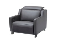 Ensemble de canapés de salon en cuir véritable de haute qualité, design minimaliste moderne, extensible et personnalisable, idéal pour villa, bureau à domicile, pause déjeuner