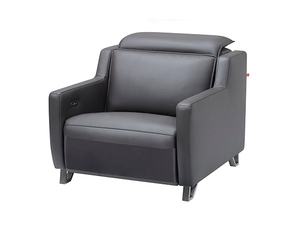 Sofá individual de cuero minimalista moderno con sofá funcional extensible para el hogar, oficina, almuerzo, cuidado médico - Product Image 3