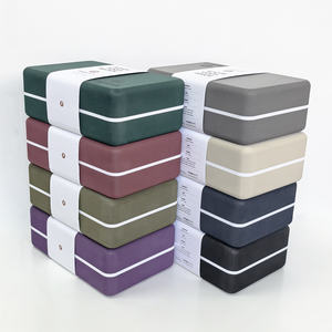 Bloc de yoga en mousse haute densité de 3 pouces Bords de rayon pour le confort et la beauté personnalisation ferme et stable de la taille du logo couleur disponible - Product Image 1