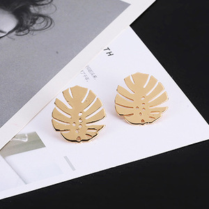 Csja — boucles d'oreilles <span class=keywords><strong>G335</strong></span> de couleur or, bijoux classique torsadé, nœud d'amour, boucles d'oreilles à clous pour femmes, Simple et géométrique - Product Image 3