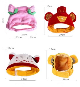 Kingtale Pet Suppliers Sombrero para mascotas Nuevo estilo de asta de alce de dibujos animados Muchos colores del sombrero de la cubierta de la cabeza de la mascota para gatos y perros - Product Image 4
