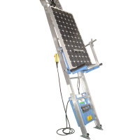 Fabricant de panneaux solaires en alun, plate-forme d'ascenseur à échelle 4 panneaux, palan de levage de toit