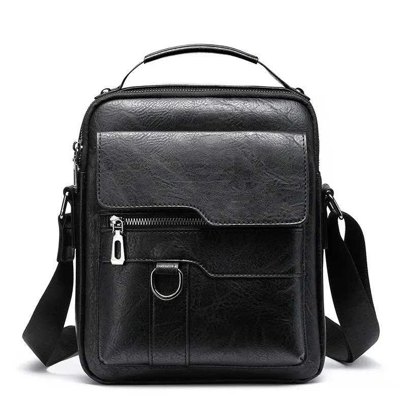 Genuine Leather Men Bags Small Shoulder Crossbody Bag For Men Everyday Casual Travel Messenger Bag Handbag