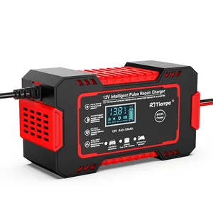 Penjualan Terbaik RJ-C120501A 12 Volt EU/AU/US/UK/JP/SA Pengisi Daya Baterai Multi-Mode Pintar