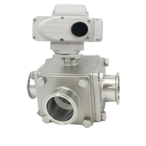 วาล์วบอลแบบสามทาง L Port SS304 ขนาด 3 นิ้ว สแตนเลสทรงสี่เหลี่ยม พร้อมระบบลมต่อลมหรือระบบแอคชูเอเตอร์ - Product Image 2