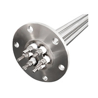 Équipement de chauffage industriel électrique personnalisé 3kw 6kw 9kw 12kw 15kw Chauffe-eau liquide tubulaire à immersion