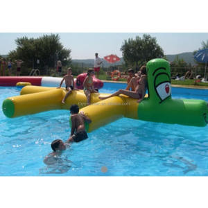 <span class=keywords><strong>Juego</strong></span> de deportes acuáticos personalizado piscina fila flotante tobogán de agua inflable balancín - Product Image 5