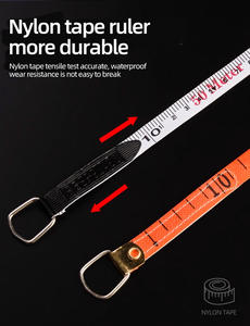 Alta precisione acciaio retrattile ABS righello misura nastro strumenti ingegneri falegnami dimensione fibra lavorazione del legno misura metrica - Product Image 5