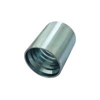 Raccord de tuyau hydraulique en acier au carbone haute pression fabriqué en Chine, Hebei, avec embout en acier zingué