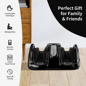 Máquina masajeadora de pies con calor, masajeador de pies y piernas Shiatsu, amasado rodante para pie, pantorrilla, tobillo, pierna - Product Image 5