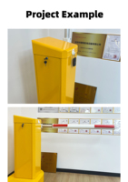 Barrière de stationnement automatique 2026 en gros d'usine, télécommande, moteur sans balais, indice de protection IP54, temps de fermeture de la barrière 0,6 s